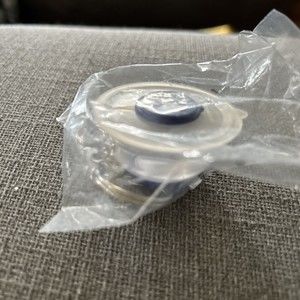 Vintage Tupperware Mini Batter Mixing Bowl Keychain Royal Blue NEW NIP